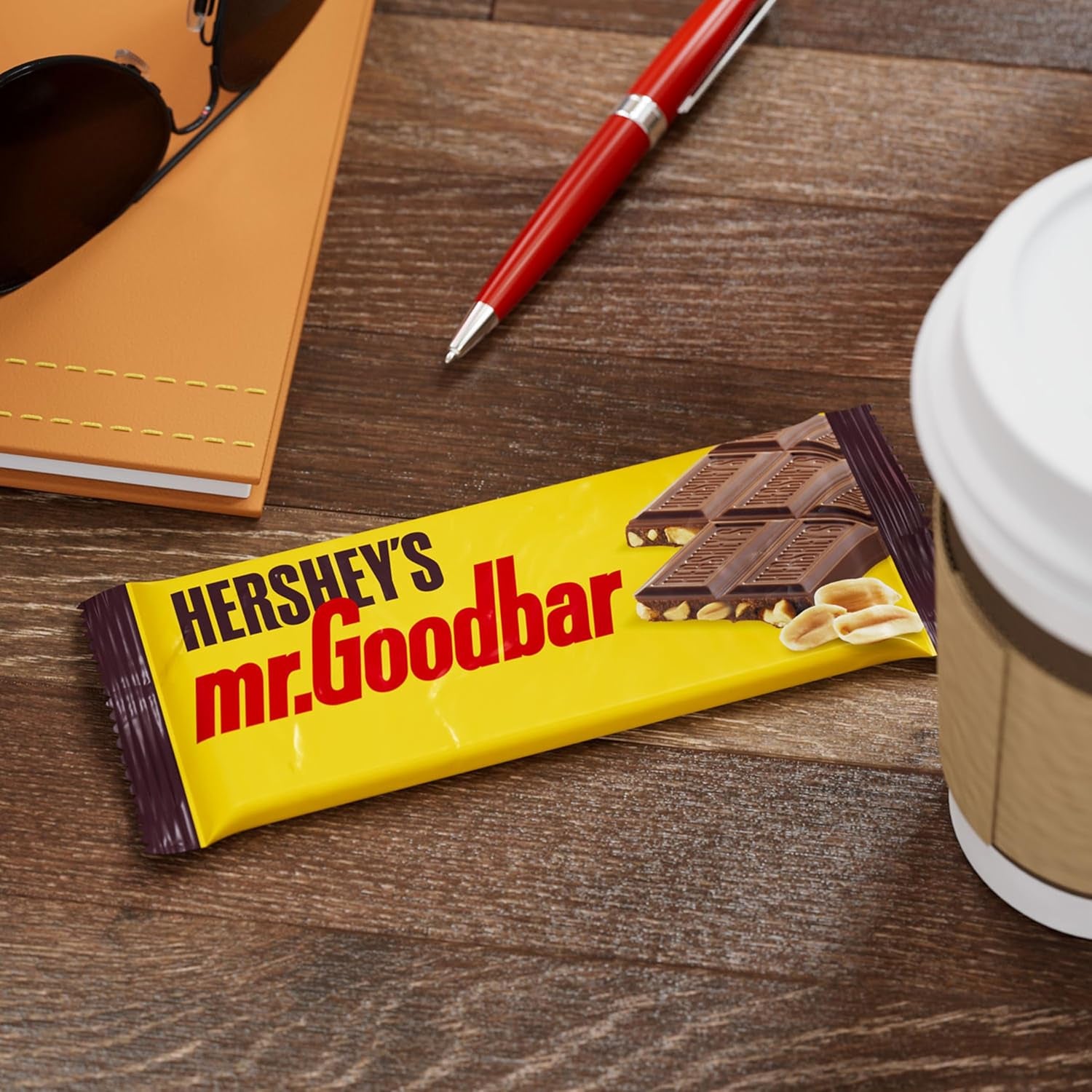 MR. GOODBAR Chocolate with Peanuts Candy Bars, 1.75 Oz (36 Count)