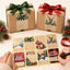 120 PCS 8 Designs Self Adhesive Christmas Gift Name Tag Stickers