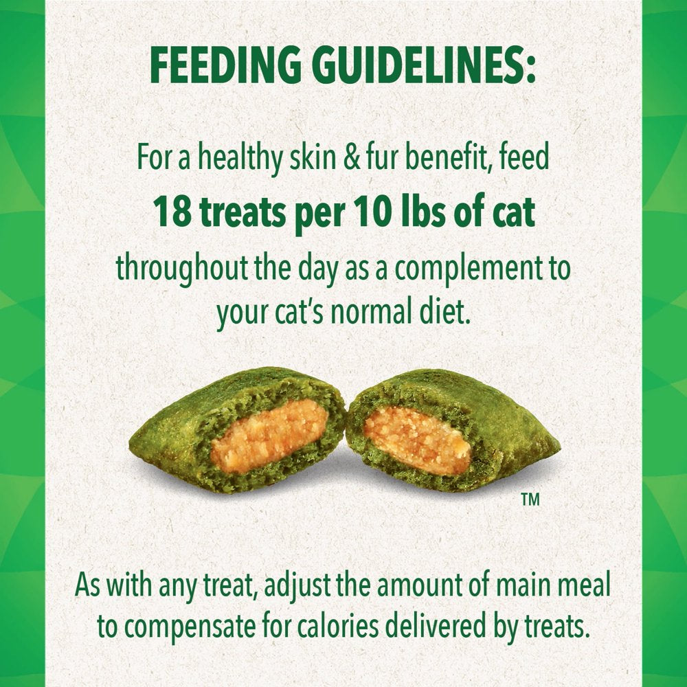 Greenies Feline Smartbites Salmon Flavor Cat Treats, 16 Oz Tub