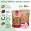 Organo Republic 21 Annual Wildflower Seeds Mix, 100,000+ Non-Gmo Heirloom Wildflower Garden Seeds