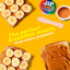 Peanut Butter To-Go Cups, Natural & Creamy 0.75 Oz Single-Serve, Pack of 18 with Wooden Spoons - Office Holiday Snacks, Coworker Gift Ideas, Secret Santa Gift, Holiday Treats