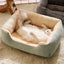 Winter Insulation Dog and Cat Beds, Cages, and Pads for Small, Medium, and Large Breeds of Dogs, Suitable for All Seasons, Dirt-Resistant, and Warm Cat Sleeping Bag Pet Lounge Bed