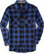 Alex Vando Mens Button down Regular Fit Long Sleeve Casual Flannel Shirts