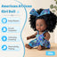 Nice2You Black Baby Doll for Girl, 10 Inch African American Black Doll with Dress, Reborn Realistic Baby Doll for Kids Aged 3-6 Years Old, Small Silicone Black Doll Toy with Curly Hair for Birthday