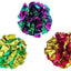 Mylar Crinkle Balls Cat Toys Interactive Crinkle Cat Toy Balls Independent Pet Kitten Cat Toys for Fat Cats Kittens Exercise, Soft and Right Size (6 Pack)