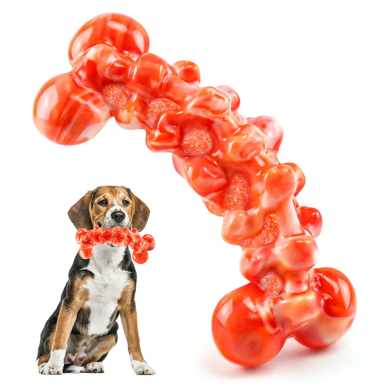 Dog Toys for Aggressive Chewers: Chew Toys for Training and Cleaning - Dogs Toys for Large Dogs - Indestructible Dog Toy to Keep Them Busy