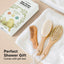 Baby Hair Brush Set for Newborns - Soft Goat Bristle Wooden Baby Brush and Comb Set Newborn Grooming Kit for Cradle Cap, Durable & Gentle, Boy, Girl Infant Essentials Care Kit (Regular, Walnut)