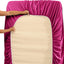 Hearth & Harbor Split King Size Sheets - 5 Piece Bed Sheet Set, Hotel Luxury Double Brushed Bed Sheets - Extra Soft Bedding Sheets & Pillowcases, Split King, Magenta