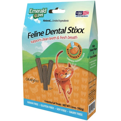 Emerald Pet Feline Dental Stixx Chicken and Pumpkin Recipe