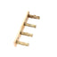 Bird Ladder Perch for Cage, Natural Wood Bird Parrot Perch Stand Parrot Perch Bridge Climbing Chewing Toys for Small Medium Animal