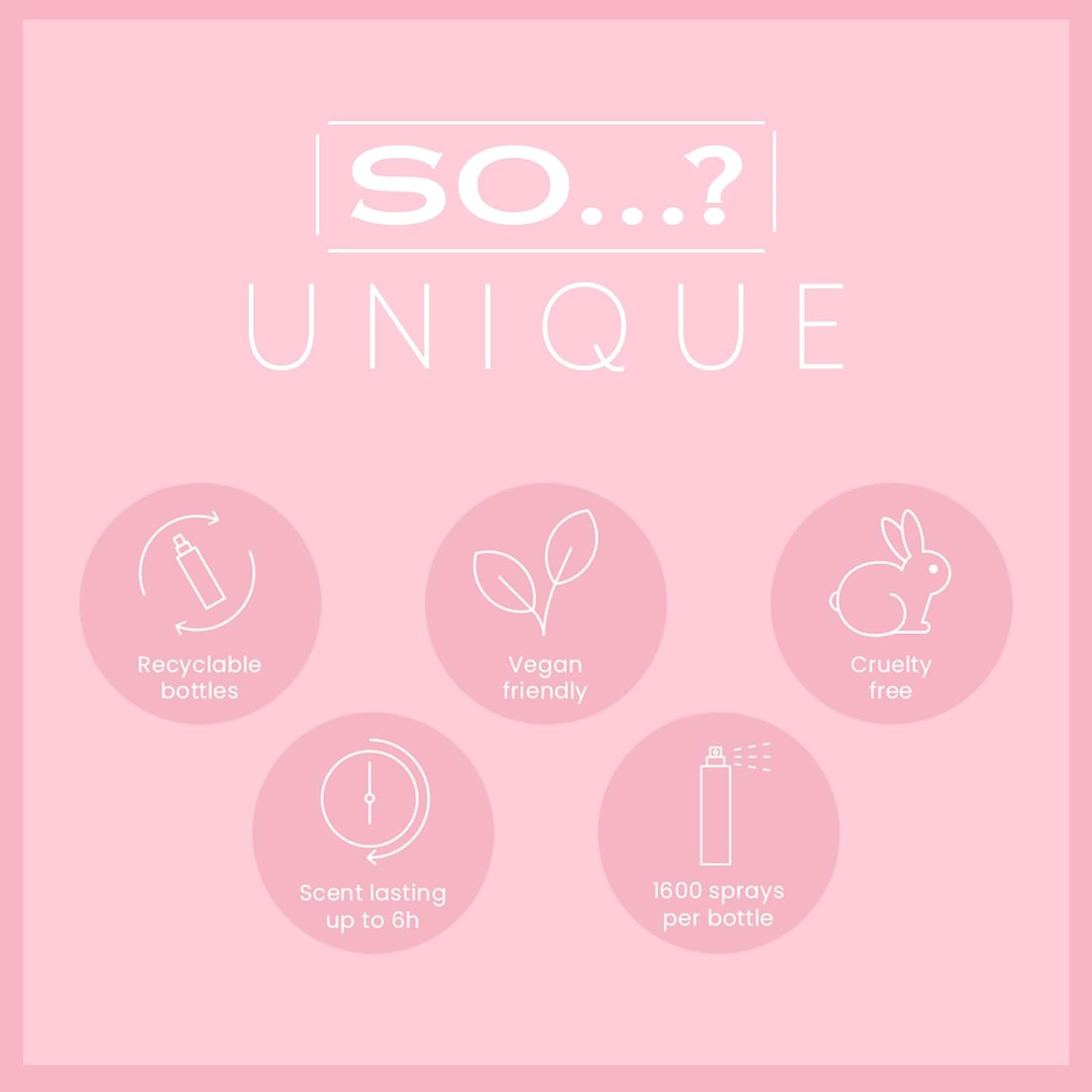 So…? Unique Body Mist Set - Perfumes for Women - Body Spray for Women - Vegan, Cruelty Free - Travel Size Gift Set - 650 to 1000 Sprays - 4 Pcs