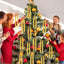 6000 Strands Christmas Tinsel Icicles, Gold Tinsel Foil Fringe Icicles