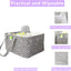 Baby Diaper Caddy Organizer Storage Basket for Girl Boy Shower Gifts Portable Large Nursery Holder Tote for Changing Table or Car Newborn Essentials Baby Registry Must Haves Item…