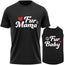 APPARELYN Dog and Owner Matching Clothes - Adorable Fur Mama Fur Baby Dog Matching Outfits with Owners - Soft Pet Clothes Black