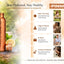 Copper Water Bottle 32Oz - Extra Large 100% Pure Ayurvedic Copper Water Bottle for Drinking, Wide Mouth, Leak-Proof Lid BPA Free Non-Insulated & Eco Friendly with Premium Quality