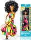 Maribel - Our Queens Black Doll Set - Brown/Black Afro Doll | Lovely 12.5" Dark Skin & Diversity Dolls - Vinyl Dolls for Girls with African Heritage Style Outfit and Movable Joints
