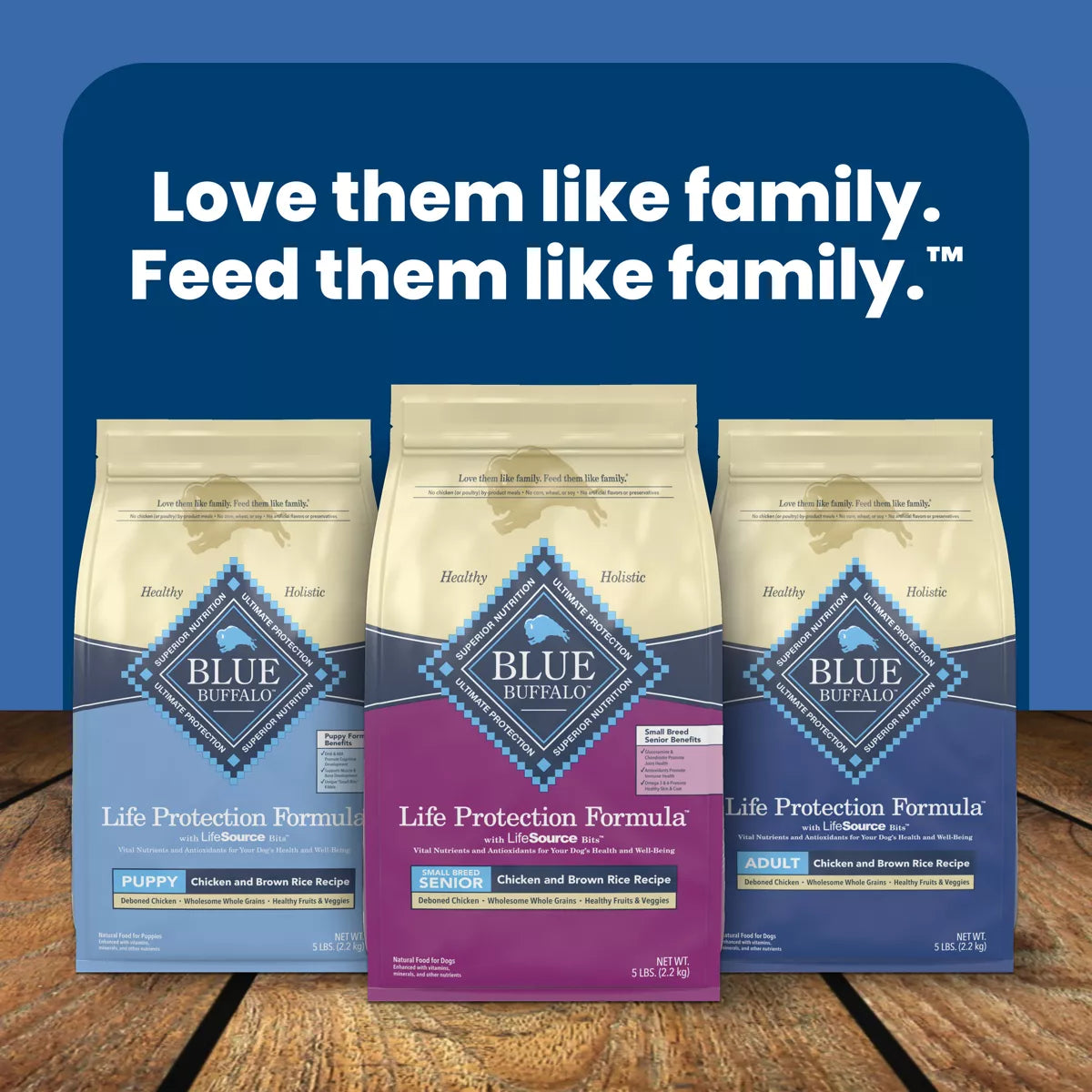 Blue Buffalo Life Protection Formula Natural Senior Small Breed Dry Dog Food with Chicken and Brown Rice