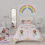 Gabby'S Dollhouse Kids Twin Size Bedding, 5 Piece Super Soft Cozy Reversible Comforter and Sheet Set with Sham, (Officially Licensed Product) by Franco