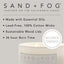 Sand + Fog Scented Candle - Amber & Fig – Additional Scents and Sizes – 100% Cotton Lead-Free Wick - Luxury Air Freshening Jar Candles - Perfect Home Decor – 12Oz