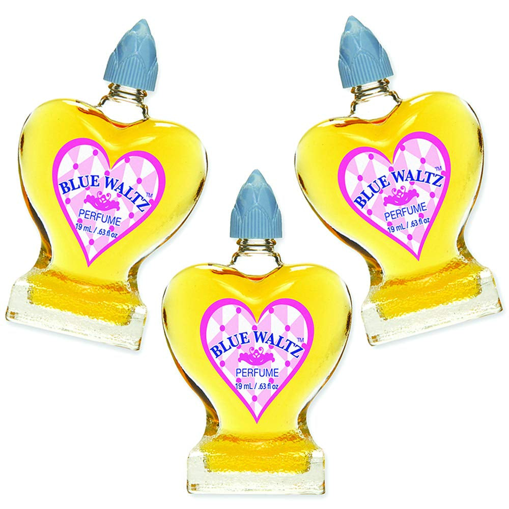 Clubman Blue Waltz Perfume for Women 0.5 Oz Perfume Classic, 3 Pack