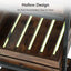 59 In. H Brown Wood 4-Tier Kitchen Cart Mobile Fruit and Vegetable Storage Utility Shelf Organizer Rack with Wheels