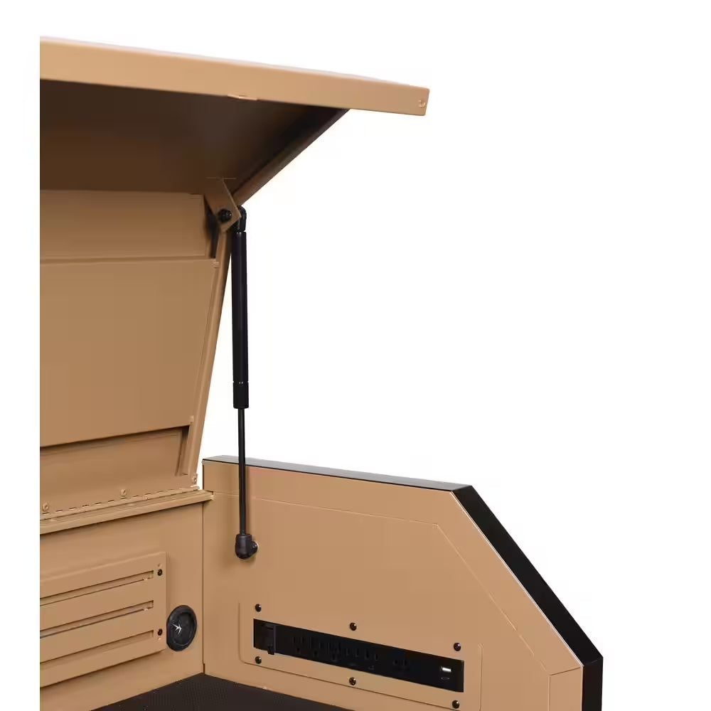 Heavy Duty 52 In. W 6-Drawer Matte Tan Top Tool Chest