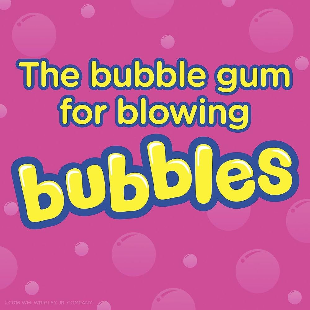 Gum Max Bubble Gum Bulk, Individually Wrapped, Original Flavor, 5 Count Packs, 1