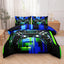 Gamepad Comforter Set for Boys,Queen Size Bedding Sets for Boys,Gamepad Printed Bedding Set with Quilt and Pillowcase(Game Controller Queen)