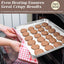 Teamfar Baking Sheet with Rack Set (2 Pans + 2 Racks), Stainless Steel Baking Pan Cookie Sheet for Baking, Non Toxic & Healthy, Easy Clean & Dishwasher Safe - 4 Pack
