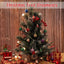 Skylety 36 Pcs Mini Christmas Ornaments, Glitter Balls