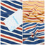Dog Shirts Cotton Striped T-Shirt, Summer Pet Clothes for Small Dogs, 2-Pack Soft Puppy Apparel Cat Tee, Breathable Stretchy, Blue Yellow XXL