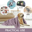Kinhwa Dog Towel Super Absorbent Pet Bath Towel Microfiber Dog Drying Towel for Small, Medium, Large Dogs and Cats 30Inch X 50Inch Purple
