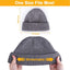 3 Pack Wool Fisherman Beanies for Men, Short Knit Watch Cap Cuffed Hats