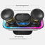 DOSS Bluetooth Speaker, Soundbox Pro+ Wireless Bluetooth Speaker with 24W Impressive Sound, Booming Bass, IPX6 Waterproof, 15Hrs Playtime, Wireless Stereo Pairing, Mixed Colors Lights, 66 FT- Grey