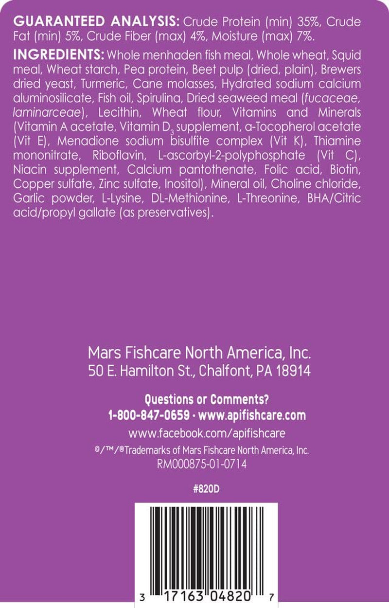 API TROPICAL FLAKES Fish Food 5.7-Ounce Container