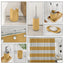 Hearth & Harbor 20 Piece Bathroom Accessories Set, Gold Bathroom Decor Set