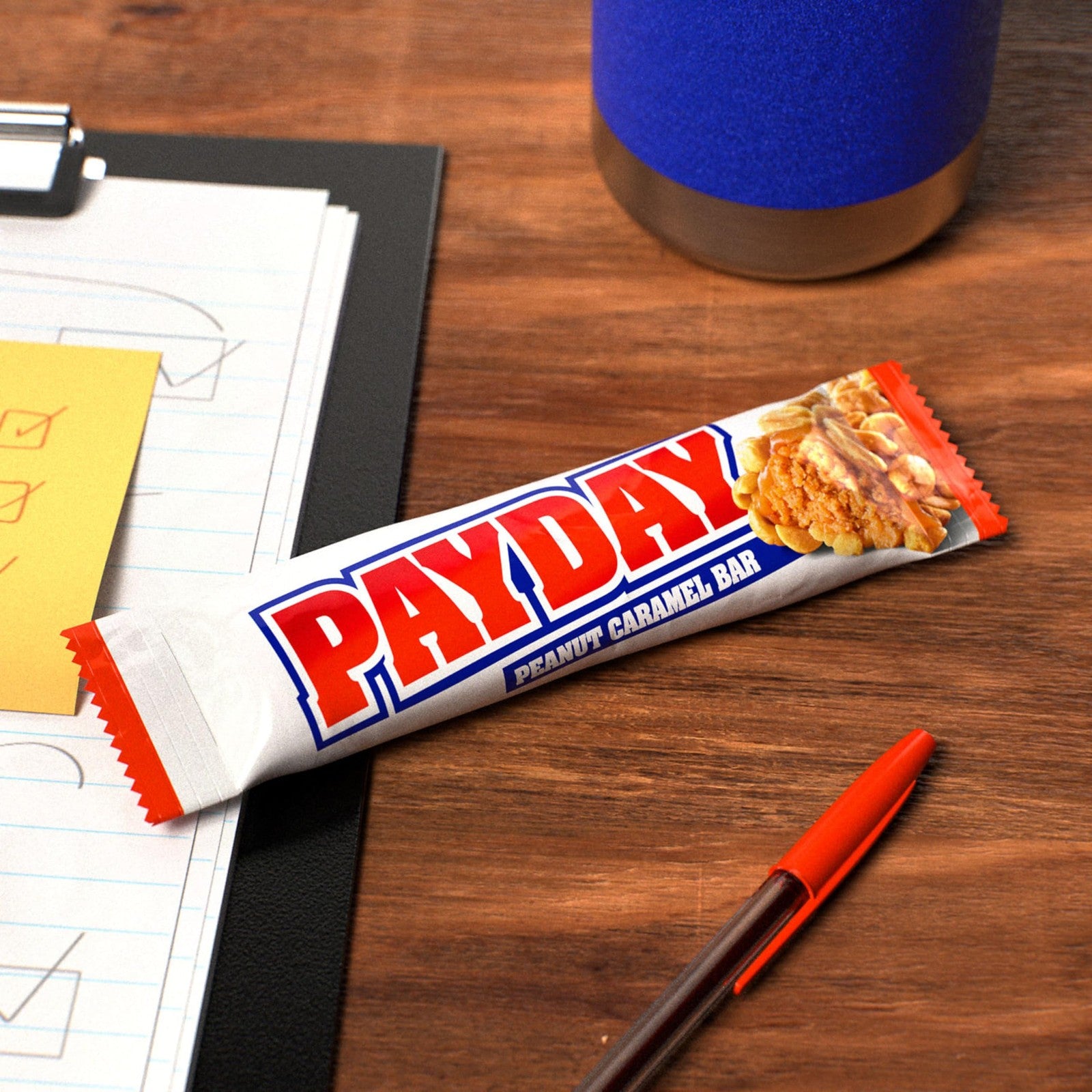 Payday Peanut Caramel Candy Bars, 1.85 Oz (24 Count)