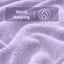 FY FIBER HOUSE Flannel Fleece Throw Microfiber Blanket with 3D Cheetah Print, 90"X90", Purple
