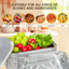 GPED Aluminum Pans Disposable Foil (30 Pack) - Foil Pans with Lids 10.2*7.5In - Disposable Food Containers Great for Baking Cake, Cooking, Heating, Storing, Prepping Food