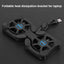 Dual USB Cooling Fan Pad Foldable Slim Fans Cooler Stand for Laptop PC Notebook