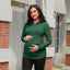 GINKANA Maternity Hoodie Long Sleeves Shirts Casual Maternity Top Pregnancy Sweatshirt Casual Clothes