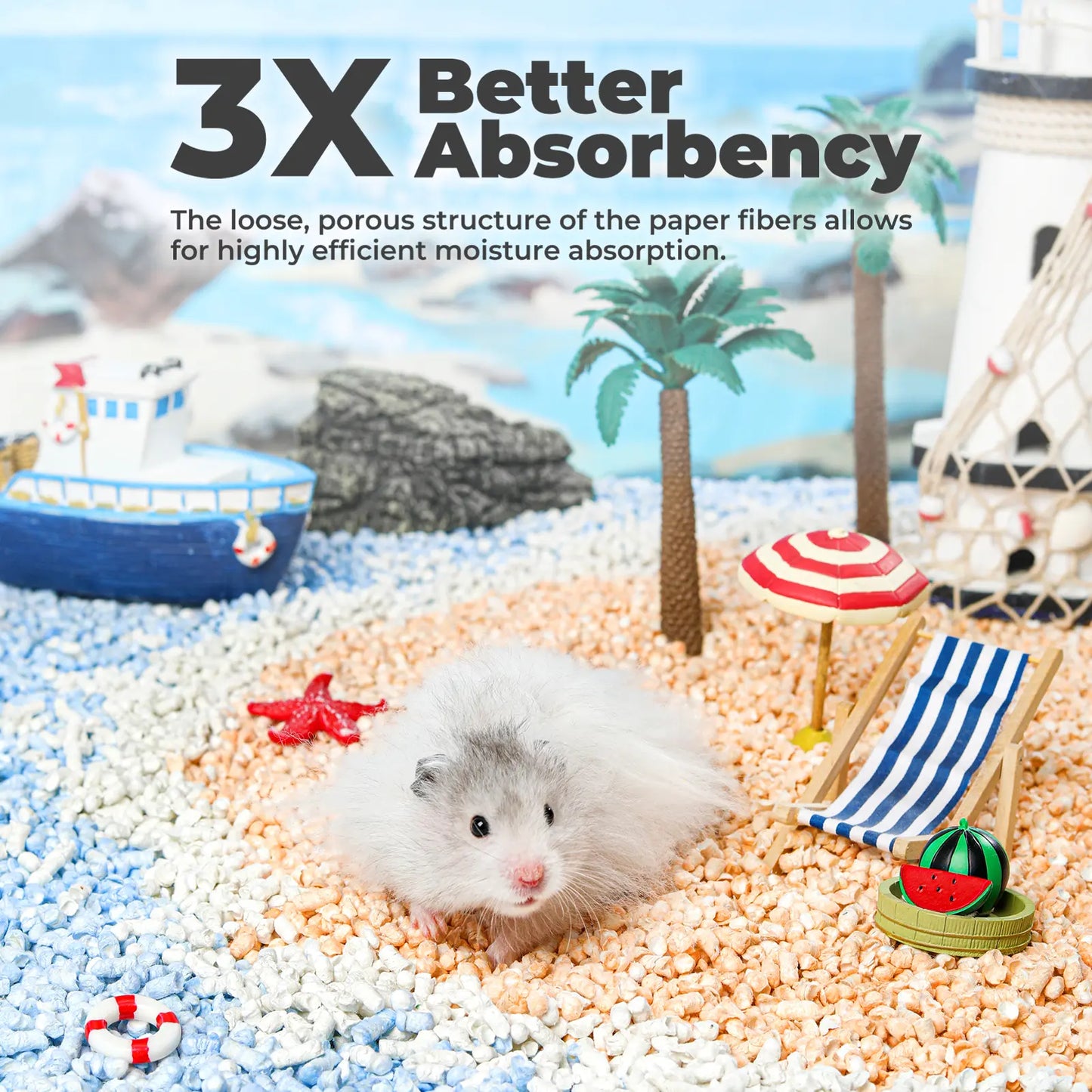 Cozy Small Animal Pet Bedding for Pet Guinea Pigs, Rabbits, Hamsters, Gerbils, and Chinchillas,Hamster Cage,Pet Toy,Stuff