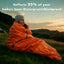 Zmoon Emergency Sleeping Bag Survival Bag, Portable Waterproof Thermal Bivy Sacks,Bivvy Bags,Camping Mylar Sleeping Bag Survival Gear Emergency Blankets Survival Shelter