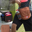 Disc Golf Bag | Frisbee Golf Bag | Easy to Carry | Lightweight Fits up to 10 Discs | 16 Oz Waxed Canvas Sturdy Design | Belt Loop | Double Button Design | Bottle Holder
