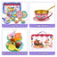 WISESTAR Tea Party Set for Little Girls, 50 Pcs Kids Tea Set, Ages 3-10