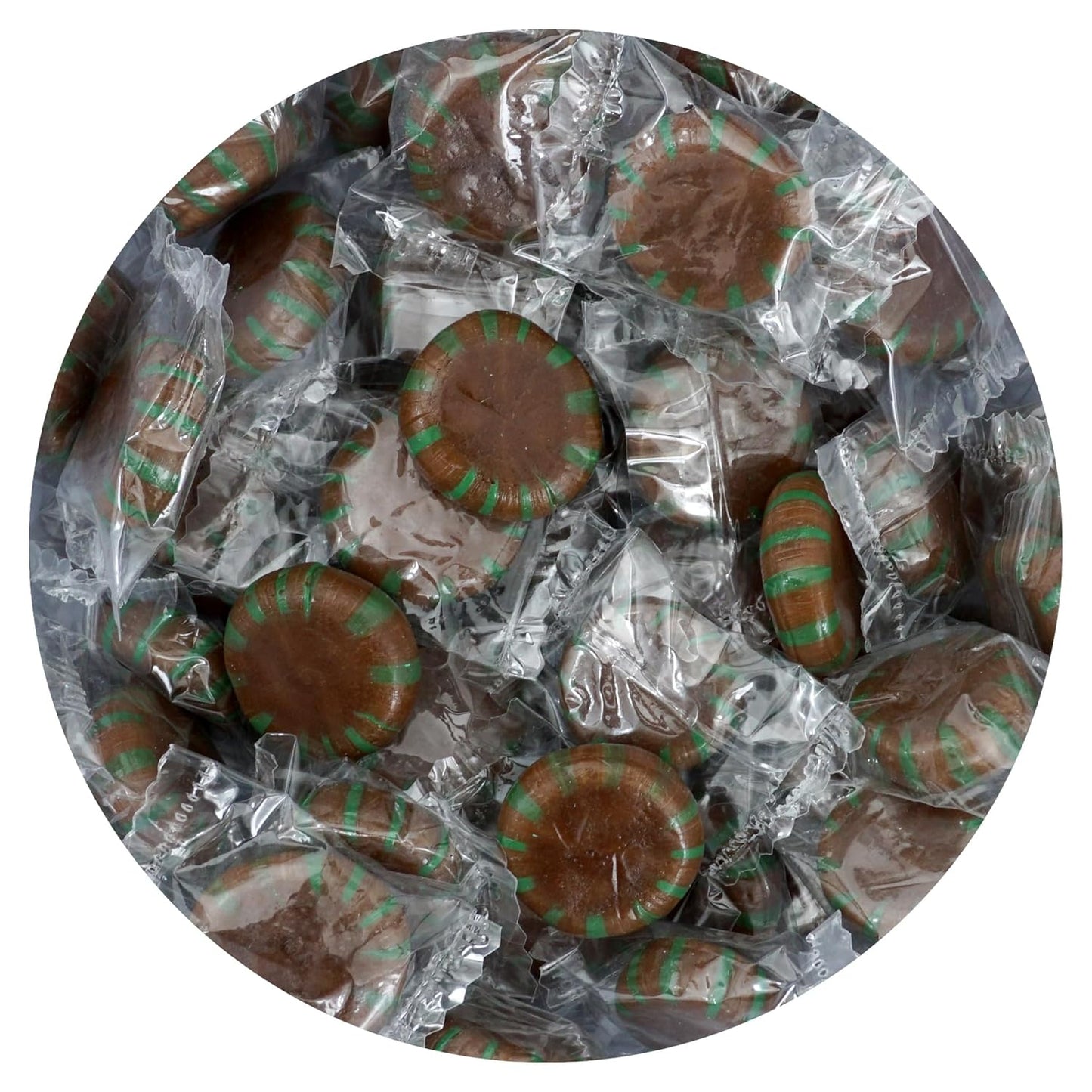 Chocolate Starlight Mints Candy, 1 Pound Bulk Candy (Approx. 75 Pcs.), Individually Wrapped Choco Starlights