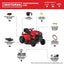 T100 36-In 11.5-HP Gas Riding Lawn Mower