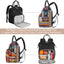 Lunch Bag Backpack, Insulated Cooler Backpack Lunch Box Laptop Backpack for Women Men Fits 15.6 Inch Laptop