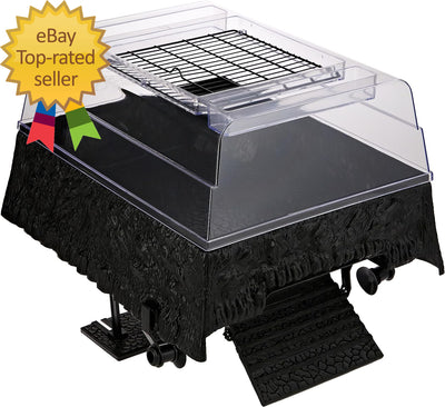 Reptology Turtle Topper – above Tank Basking Platform That Safely Mounts
