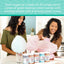 Cotton Candy Express Floss Sugar Variety Pack with 10 Total 11Oz Plastic Jars Flossing Sugars Bundled with Cotton Candy Express CC1000-S Cotton Candy Machine, Teal.